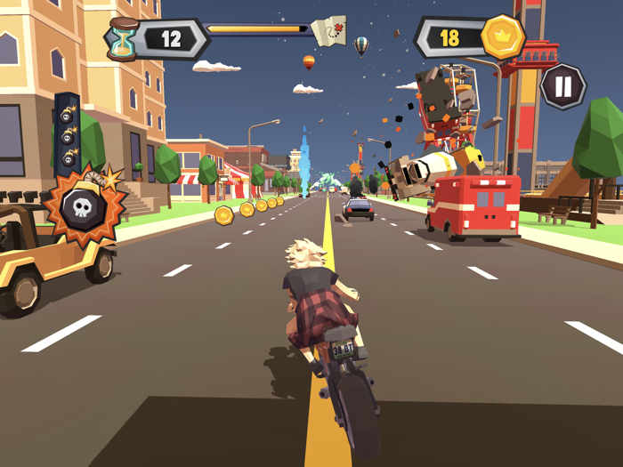 Race Traffic Motorbike Rider