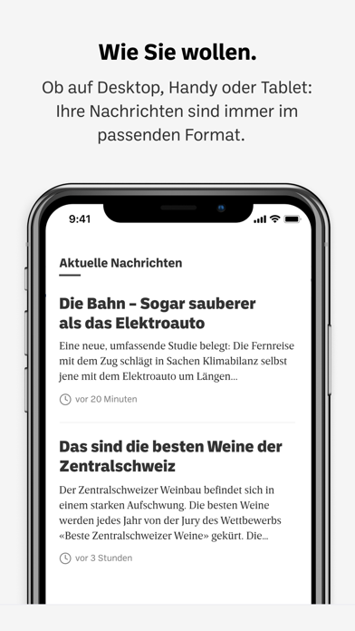 Urner Zeitung E-Paper Screenshot