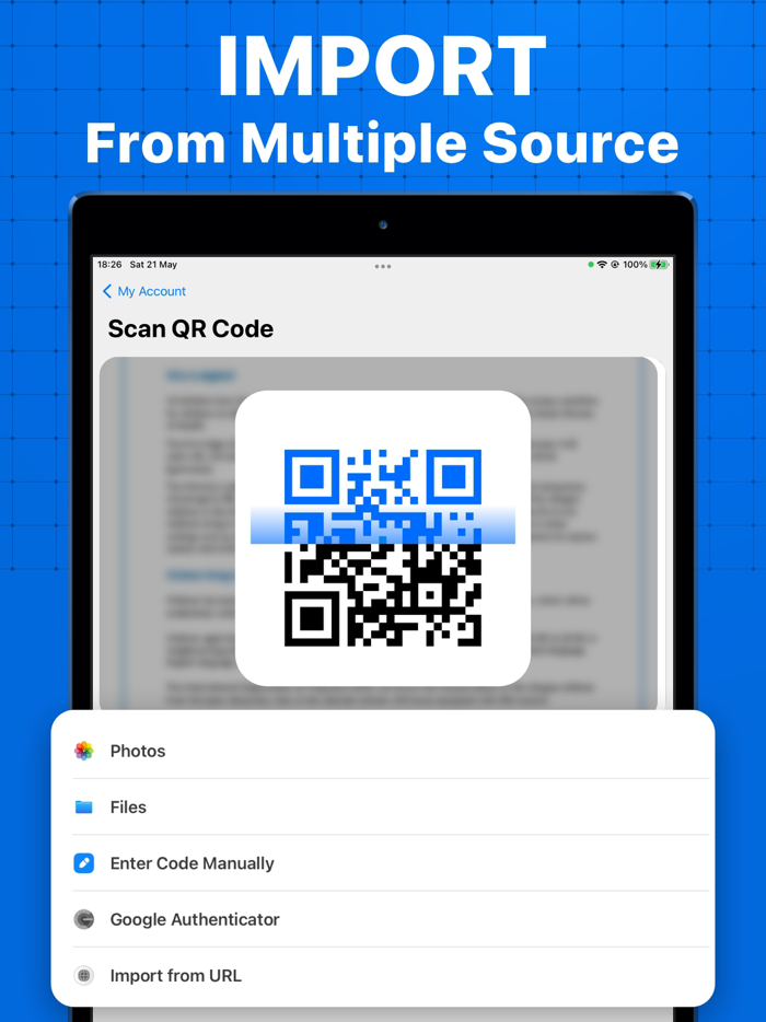 Authenticator app - 2FA MFA
