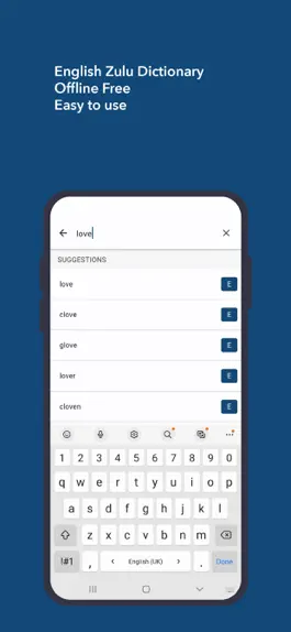 Game screenshot English Zulu Dictionary mod apk