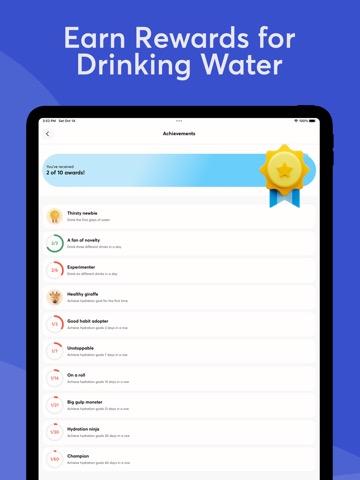 Water Tracker - iHydrateのおすすめ画像4