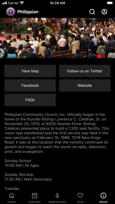 Philippian Community Church Screenshot