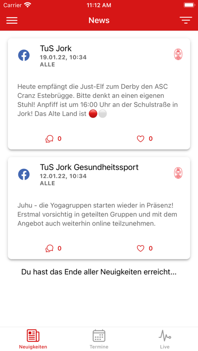TuS Jork Screenshot 1 - AppWisp.com TuS Jork Screenshot 1 - AppWisp.com
