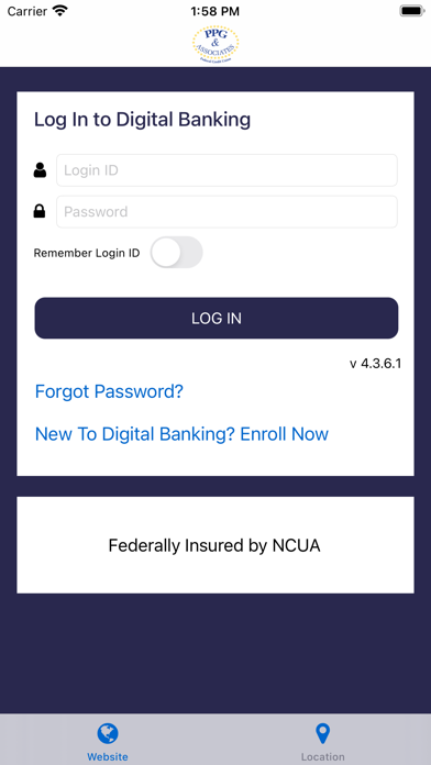 PPG Federal Credit Union Screenshot