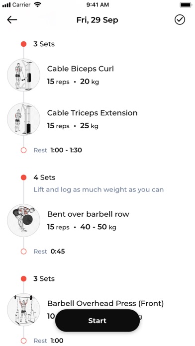 Muscles & Mascara Fitness Screenshot