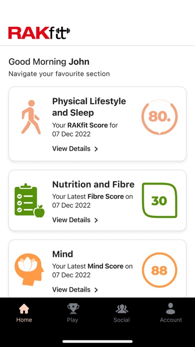 RAKfit Screenshot