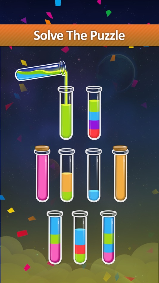 #1. Water Sort Puzzle: Pour Color (iOS) 由: Duong Nam