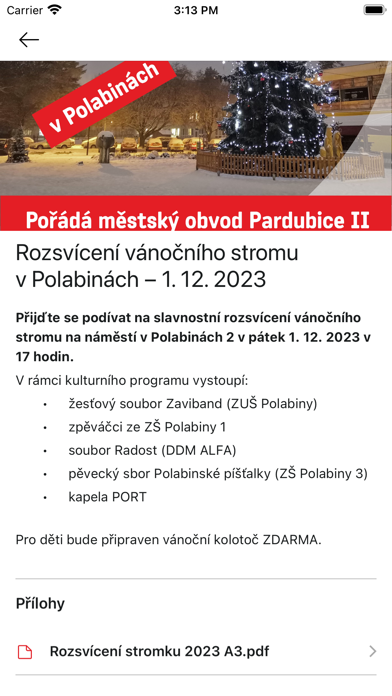 Pardubice v mobilu Screenshot