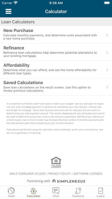 Foothills Bank Home Loans Screenshot