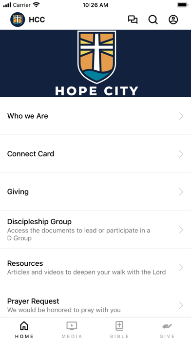 Hope City Church Gulf Coast Screenshot