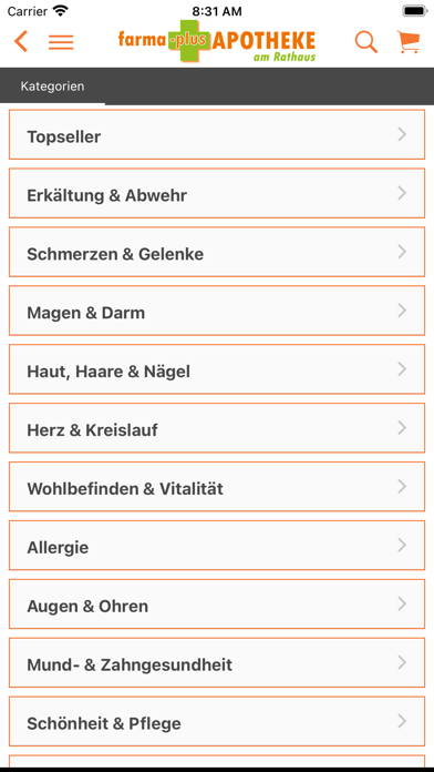 farma-plus Apotheke Stolberg Screenshot