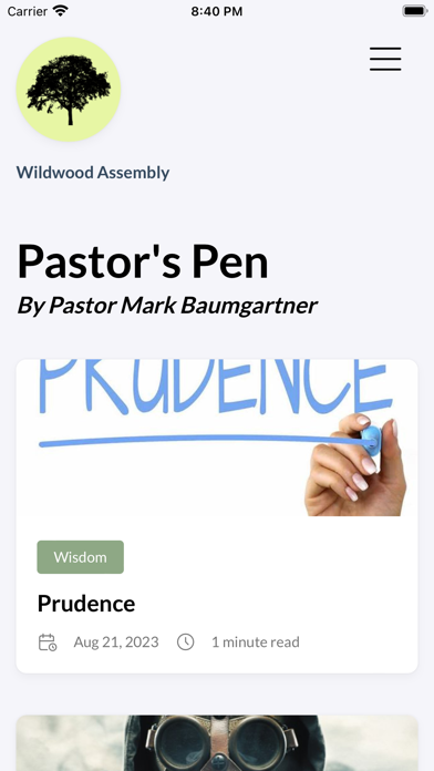 Wildwood Assembly Screenshot