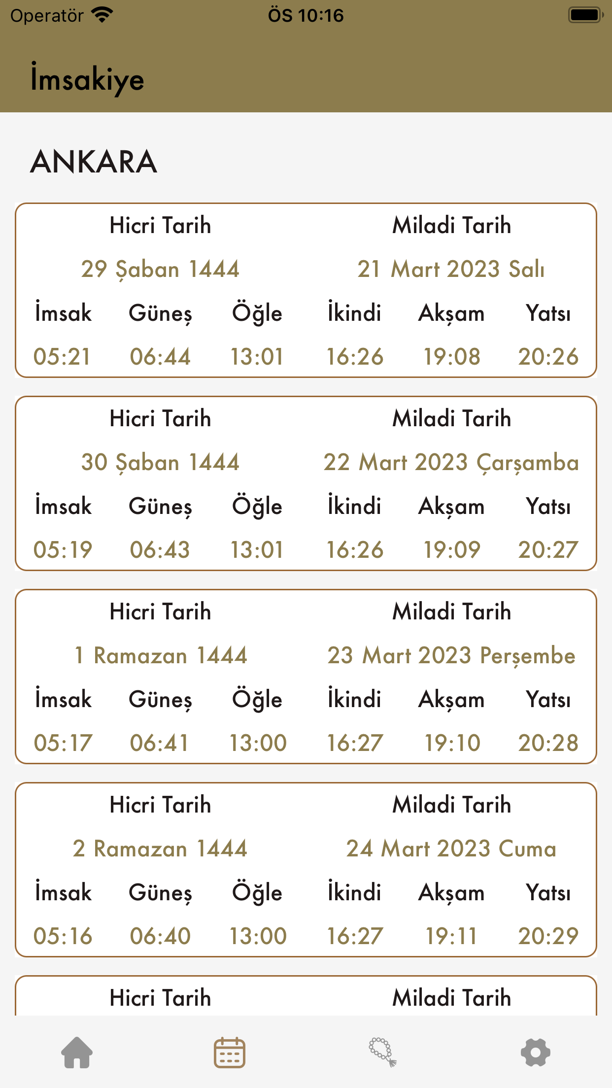 Namaz Zamanı