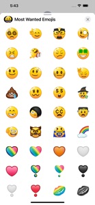 Most Wanted Emojis screenshot #6 for iPhone