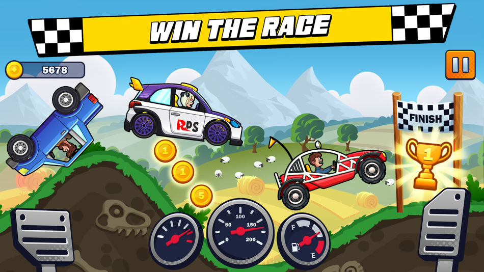 Racing Hills! Offroad Car Race - 1.1.23 - (iOS)