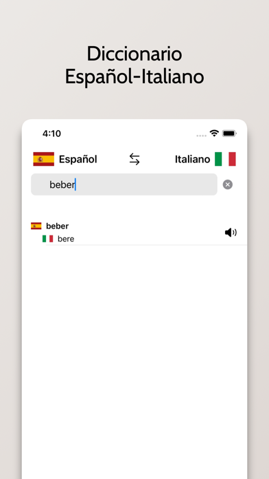 Diccionario Italiano/Español Screenshot