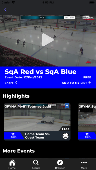Ponds Hockey Rink Cam Screenshot