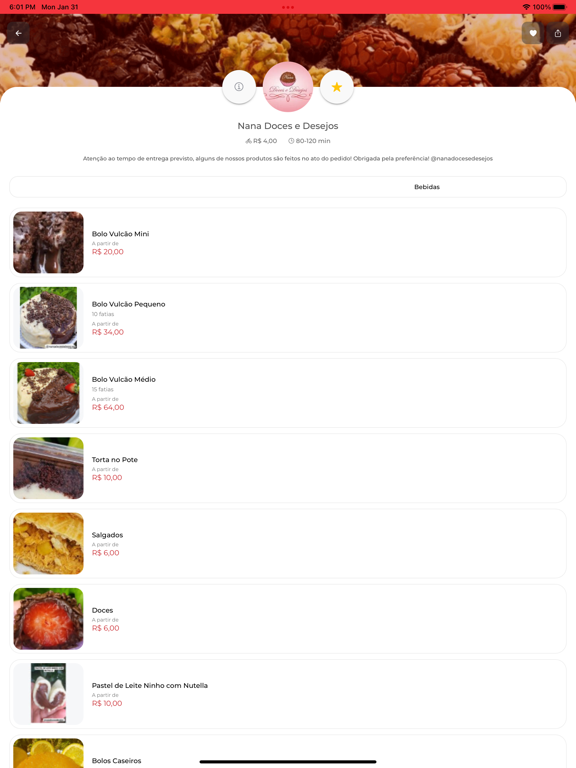 TheLivery - Delivery de Tudo iPad screenshot 4 - Food & Drink app