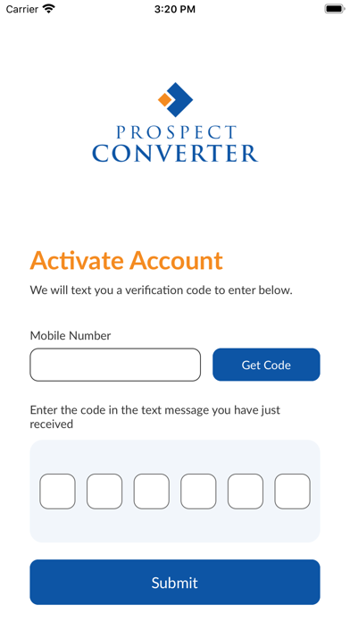 ProspectConverter Lead App Screenshot