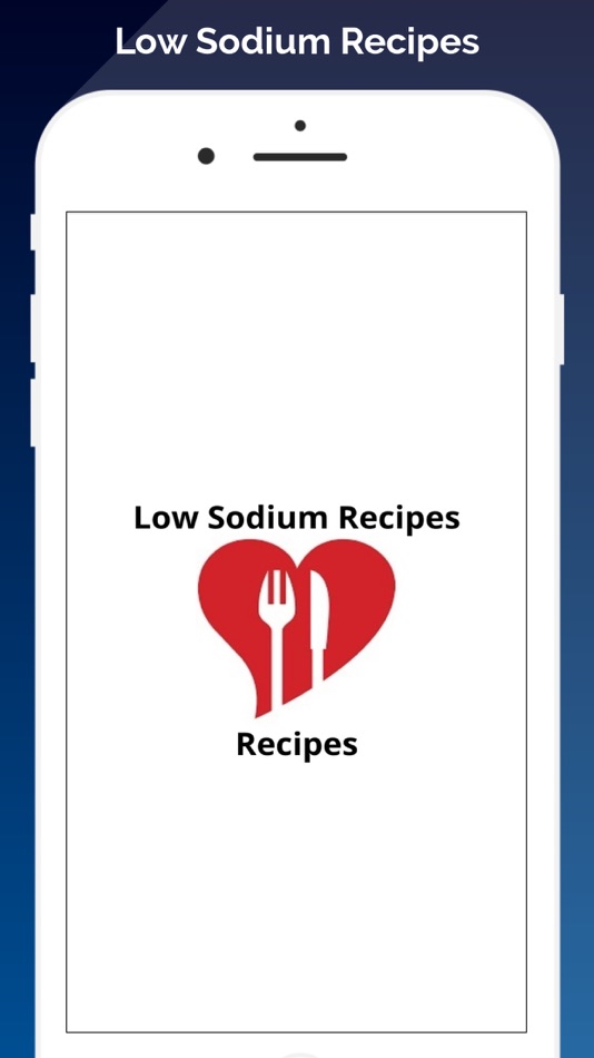 Low Sodium Recipes App - 1.0 - (iOS)