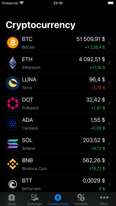 Exchange rates of Georgia Screenshot