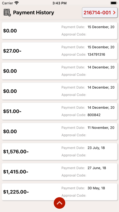 My Energy Account Screenshot