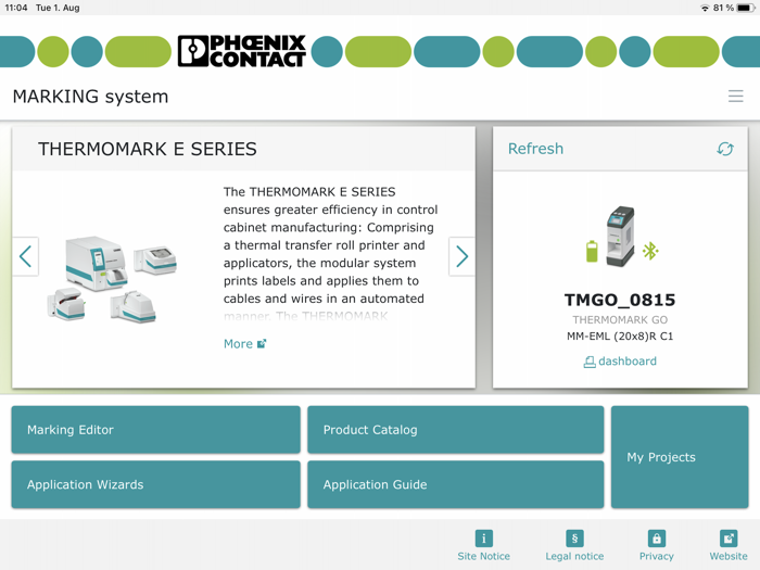 PHOENIX CONTACT MARKING system