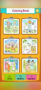 Bible Coloring Book ! screenshot #5 for iPhone