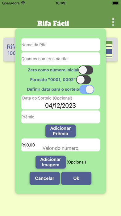 Rifa Fácil Screenshot