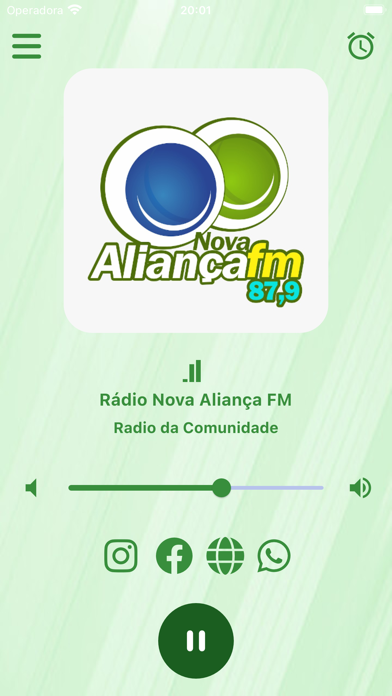 Rádio Nova Aliança FM Screenshot