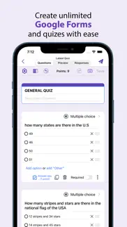 form for google forms iphone screenshot 2