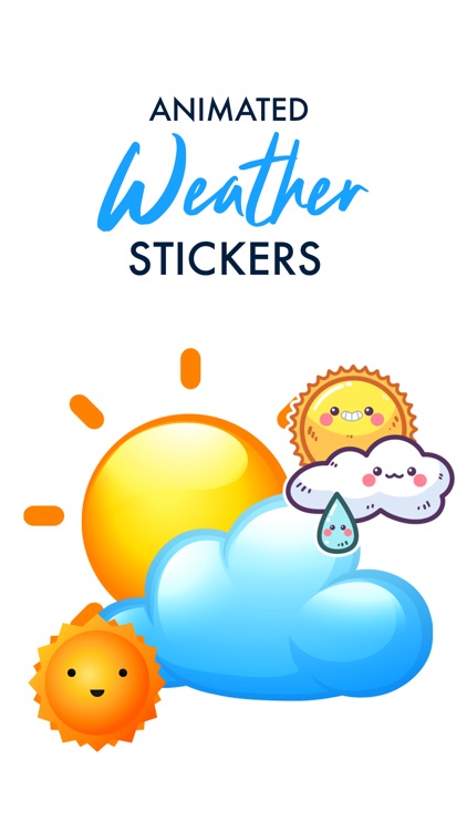 Animated Weather Stickers!