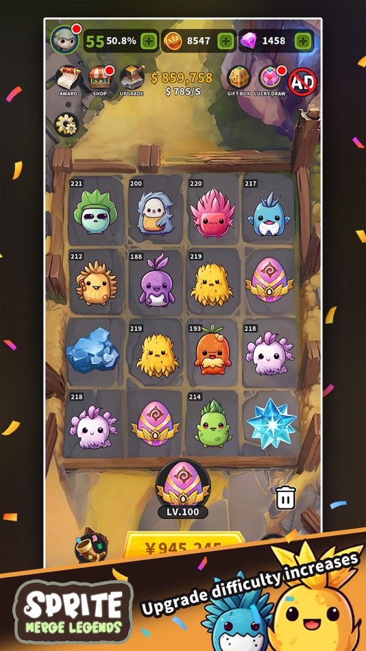 #5. Sprite Merge Legends (iOS) 由: 晓云 陈