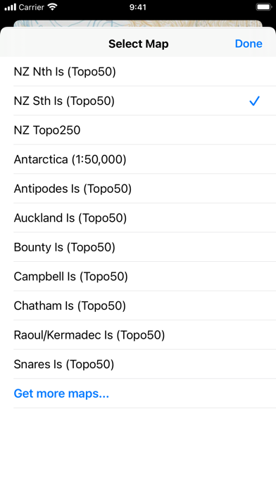 MapToaster NZ Topo Maps Screenshot