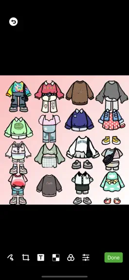 Game screenshot Toca Outfit Ideas 4K hack