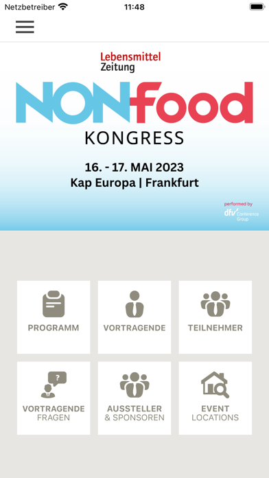 Screenshot #1 pour Nonfood Kongress 2023