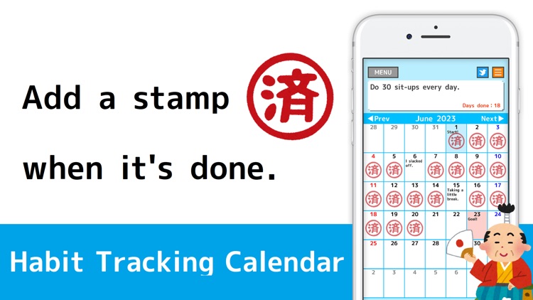Done Calendar - Habit Tracker