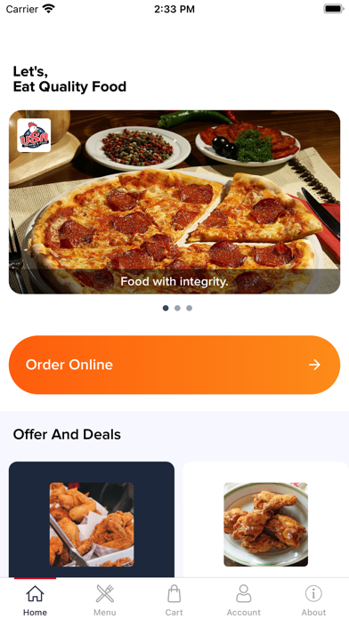 USA CHICKEN PIZZA Screenshot