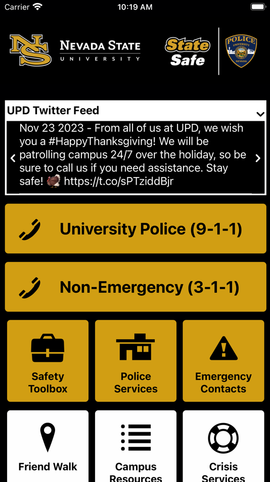 #1. State Safe (iOS) 由: Nevada State University