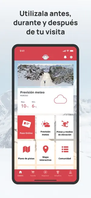 Cerro Castor Snow App iPhone screenshot 1