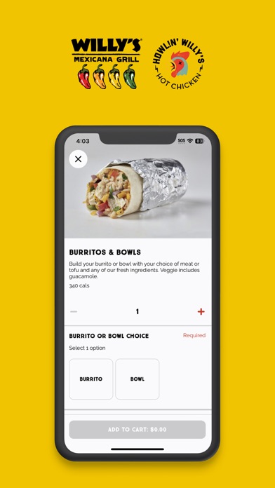 Willy's Mexicana Grill Screenshot