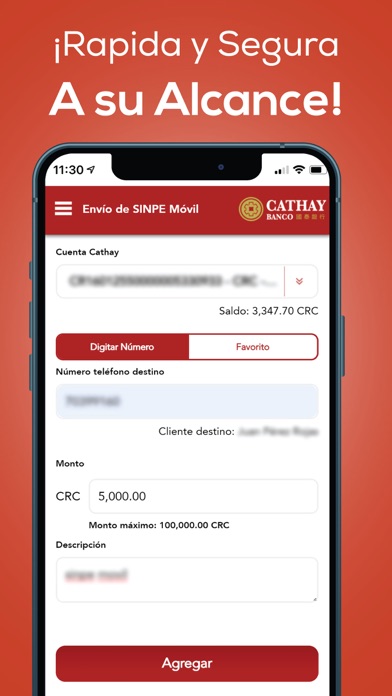 Cathay Banca Móvil Screenshot