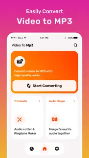 mp3 converter:video to audio iphone screenshot 1