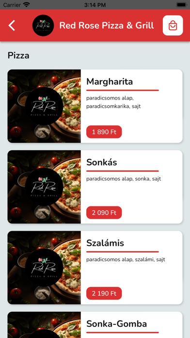 Red Rose Pizza & Grill Screenshot