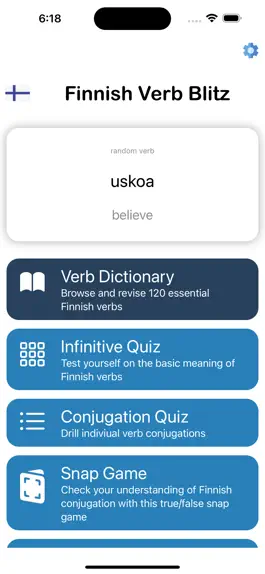 Game screenshot Finnish Verb Blitz mod apk
