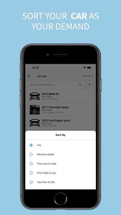 Galaxy Used Car Screenshot