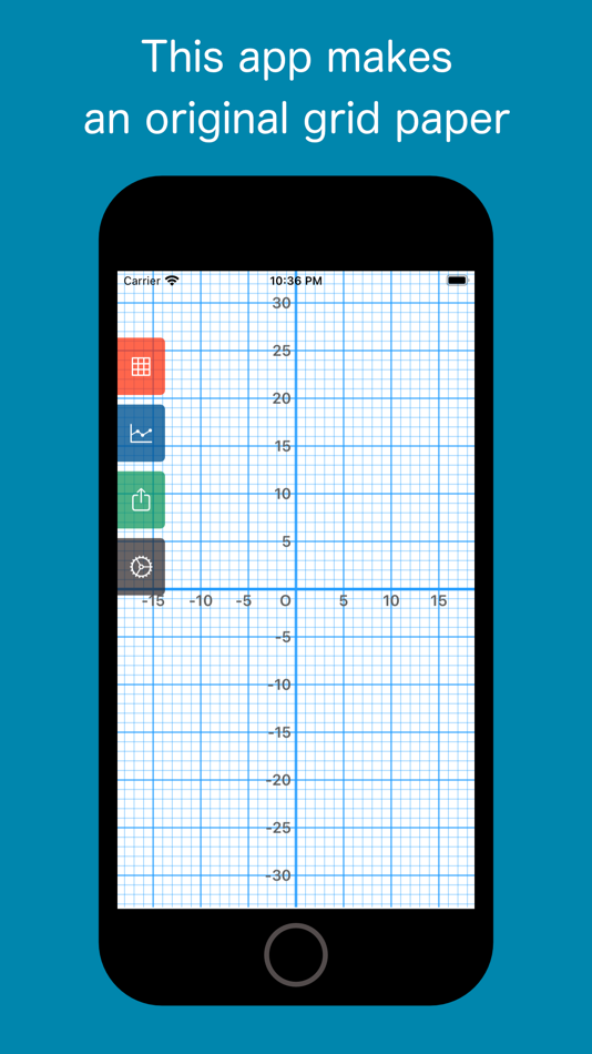 #1. Grid paper maker (iOS) بواسطة: Kouichi INAFUKU