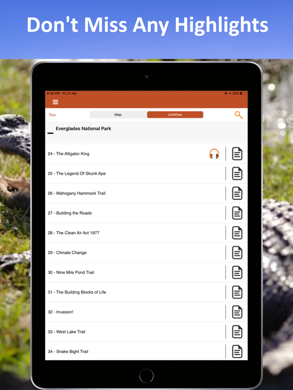Screenshot #6 pour Everglades National Park Tour