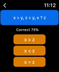 Math exercises, games, cards screenshot #5 for Apple Watch