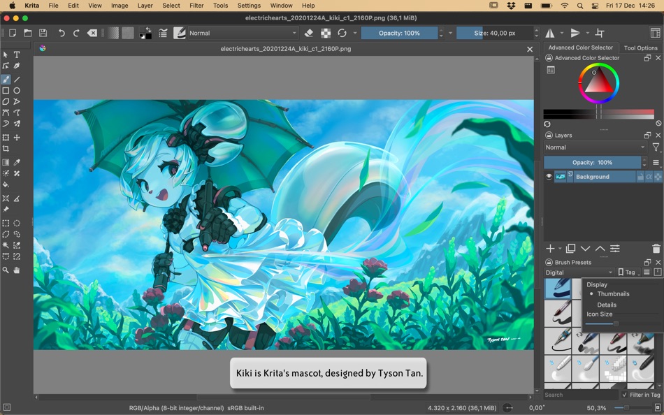 #1. Krita (macOS) 由: Halla Rempt
